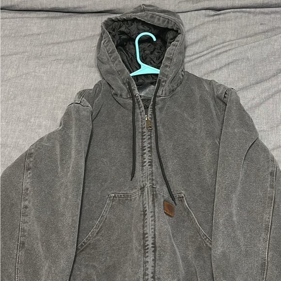 Carhartt Other - Carhartt Men's Charcoal Hooded Jacket